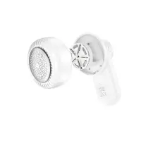 Portable Rechargeable Fabric Shaver Hoco. DI69 Six Blades 7800 Rpm 3 Speed Settings and LED Display White