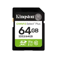 Memory Card SDXC 64GB Kingston Canvas Select+ Class 10 up to 150MB/s SDS3/64GB