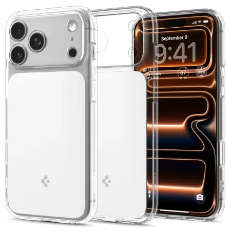 Case Spigen Ultra Hybrid T Magsafe for Apple iPhone 17 Pro Max Glossy White