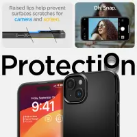 Case Spigen Thin Fit for Apple iPhone 15 Black