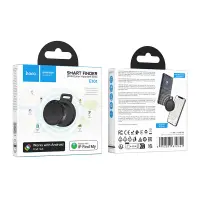 Tracking Device Hoco E101 for iOS and Android Compatible with Apple Find My Network and Google Find My Device Black