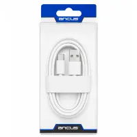 Data Cable Ancus USB-A  to USB-C White 1m