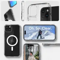 Case Spigen Ultra Hybrid Magsafe for Apple iPhone 15 White