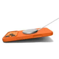 Case Spigen Silicone Fit Magsafe for Apple iPhone 17 Pro Max Cosmic Orange