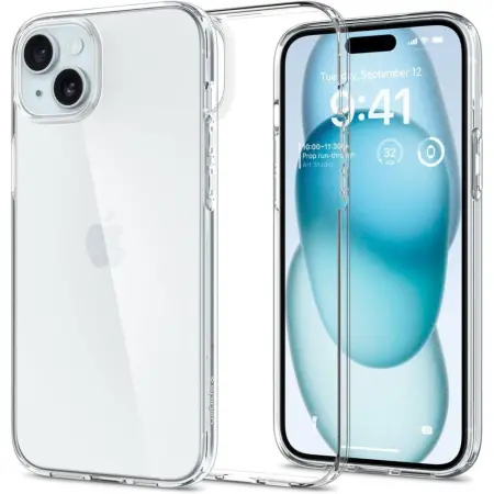 Case Spigen Liquid Crystal  for Apple iPhone 14 Plus iPhone 15 Plus Crystal Clear