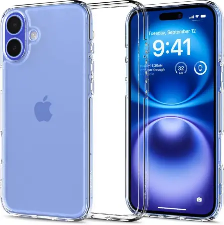 Case Spigen Ultra Hybrid for Apple iPhone 16 Crystal Clear