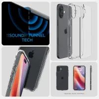 Case Spigen Ultra Hybrid for Apple iPhone 16 Crystal Clear