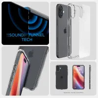 Case Spigen Ultra Hybrid for Apple iPhone 16 Frost Clear