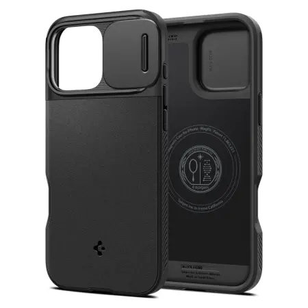 Case Spigen Optik Armor Magsafe for Apple iPhone 16 Pro Max Black