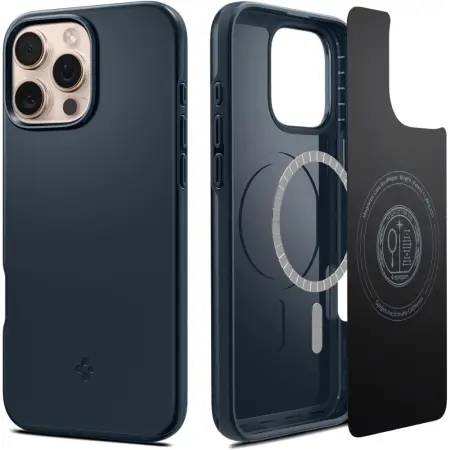 Case Spigen Thin Fit Magsafe for Apple iPhone 16 Pro Max Metal Slate
