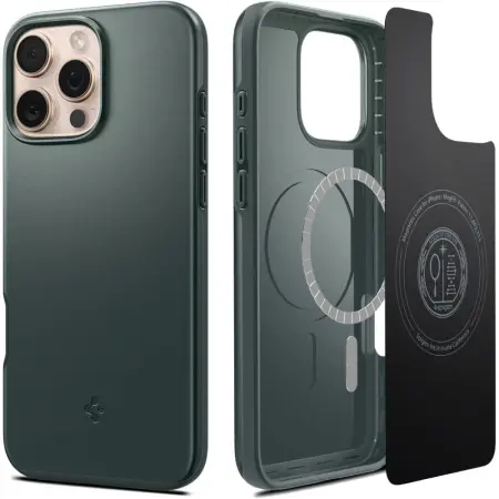 Case Spigen Thin Fit Magsafe for Apple iPhone 16 Pro Max Abyss Green