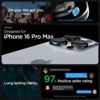 Case Spigen Ultra Hybrid for Apple iPhone 16 Pro Max Frost Black