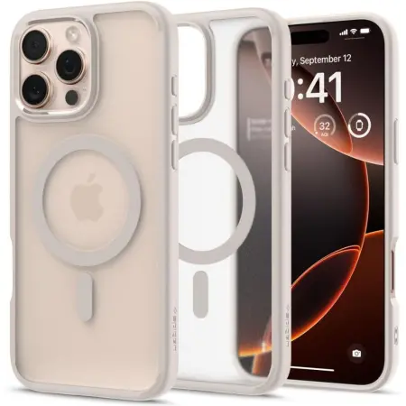 Case Spigen Ultra Hybrid Magsafe for Apple iPhone 16 Pro Max Frost Natural Titanium