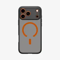 Case Spigen Ultra Hybrid Magsafe for Apple iPhone 17 Pro Max Frost Black-Orange