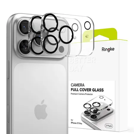 Camera Film Ringke Full Cover for Apple iPhone 17 Pro Black 2 pack