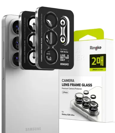 Camera Frame Ringke for Samsung SM-S948 Galaxy S26 Ultra 5G Black 2 pack