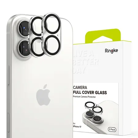 Camera Protector Ringke Full Cover  for Apple iPhone 17 Black 2 pack