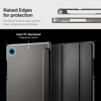 Case Spigen Smart Fold Samsung SM-X110 SM-X115 Galaxy Tab A9 SM-X133 SM-X135 Galaxy Tab A11 Matte Black