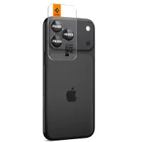 Camera Protector Spigen Optik Pro Ez Fit Glass for Apple iPhone 14 Pro 14 Pro Max 15 Pro 15 Pro Max 16 Pro 16 Pro Max 17 Pro 17 Pro Max Blue Titanium 2 pack