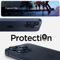 Camera Protector Spigen Optik Pro Ez Fit Glass for Apple iPhone 14 Pro 14 Pro Max 15 Pro 15 Pro Max 16 Pro 16 Pro Max 17 Pro 17 Pro Max Blue Titanium 2 pack