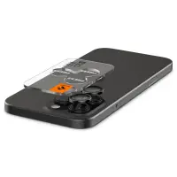 Camera Protector Spigen Optik Pro Ez Fit Glass for Apple iPhone 14 Pro 14 Pro Max 15 Pro 15 Pro Max 16 Pro 16 Pro Max 17 Pro 17 Pro Max Black 2 pack