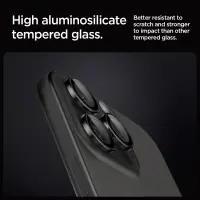 Camera Protector Spigen Optik Pro Ez Fit Glass for Apple iPhone 14 Pro 14 Pro Max 15 Pro 15 Pro Max 16 Pro 16 Pro Max 17 Pro 17 Pro Max Black 2 pack
