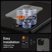 Camera Protector Spigen Optik Pro Ez Fit Glass for Apple iPhone 14 Pro 14 Pro Max 15 Pro 15 Pro Max 16 Pro 16 Pro Max 17 Pro 17 Pro Max Black 2 pack