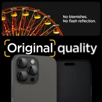 Camera Protector Spigen Optik Pro Ez Fit Glass for Apple iPhone 14 Pro 14 Pro Max 15 Pro 15 Pro Max 16 Pro 16 Pro Max 17 Pro 17 Pro Max Black 2 pack