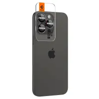 Camera Protector Spigen Optik Pro L Series Glass Ez Fit  for Apple iPhone 14 Pro 14 Pro Max 15 Pro 15 Pro Max 16 Pro 16 Pro Max 17 Pro 17 Pro Max Black-Red 2 pack