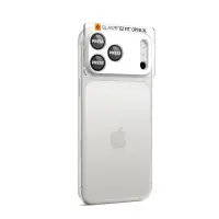 Camera Film Spigen Optik Pro XL Glass Ez Fit  for Apple iPhone 17 Pro Silver