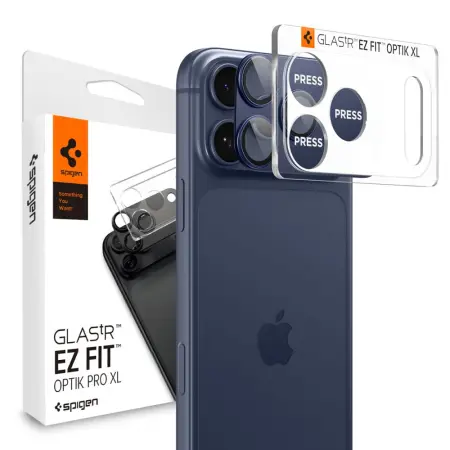 Camera Film Spigen Optik Pro XL Glass Ez Fit  for Apple iPhone 17 Pro Max Blue