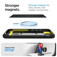 Case Spigen Rugged Armor Magsafe  for Apple iPhone 16e 17e Matte Black