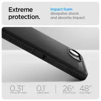 Case Spigen Rugged Armor Magsafe  for Apple iPhone 16e 17e Matte Black