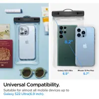 Waterproof Bag Spigen A610 Float Universal  for Devices up to 6.9" Crystal Clear