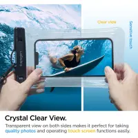 Waterproof Bag Spigen A610 Float Universal  for Devices up to 6.9" Crystal Clear