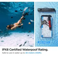Waterproof Bag Spigen A610 Float Universal  for Devices up to 6.9" Crystal Clear