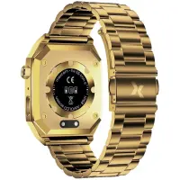 Smartwatch Maxcom FW65 Iron S 1.95” Amoled IP68 400mAh with Extra Strap Gold