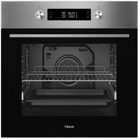 Built-in TEKA Multi-function Oven TEKA  HCB 6370P with Pyrolytic Self-cleaning System 70lt Black