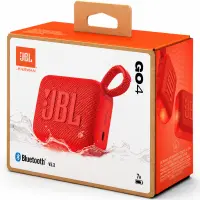 Portable Speaker Bluetooth JBL GO 4 4.2W IP67 7h Playtime Red