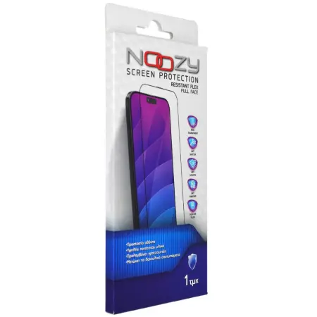 Tempered Glass Noozy Full Face Resistant Flex Curved 9H  for Xiaomi Redmi Note 15 4G