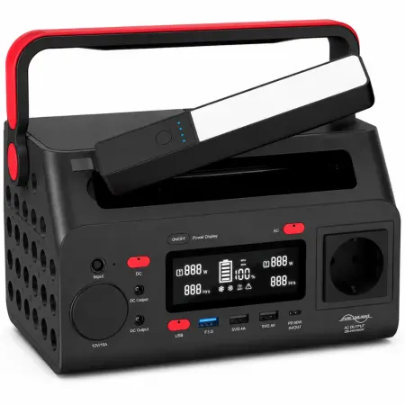 Powerstation Energizer PPS300W2 300W with 2xAC 2xDC Ports 1xUSB-C 3xUSB-A PD60W QC Fast Charger Wireless Charger 10W and Emergency 4W Flashlight