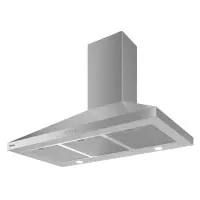 TEKA DBP 98150 EOS IX Wall-Mounted Chimney Hood 3+1 Speeds 800m3/h 90cm Inox 113010023