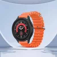 Watchband Hoco WH01 Flexible Series for Samsung Huawei Xiaomi Vivo OPPO etc 22mm Universal Orange Silicon Band