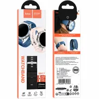 Watchband Hoco WH17 Original Series Silicone Strap for Samsung Huawei Xiaomi Vivo OPPO etc 22mm Universal Black