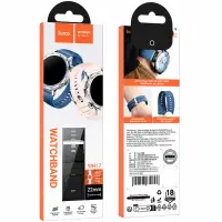 Watchband Hoco WH17 Original Series Silicone Strap for Samsung Huawei Xiaomi Vivo OPPO etc 22mm Universal Starlight Grey