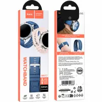 Watchband Hoco WH17 Original Series Silicone Strap for Samsung Huawei Xiaomi Vivo OPPO etc 22mm Universal Dark Blue