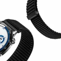 Watchband Hoco WH26 Parkour Series Nylon Strap for Samsung Huawei Xiaomi Vivo OPPO etc 22mm Universal Black