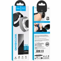 Watchband Hoco WH28 Pretty Series Steel Strap for Samsung Huawei Xiaomi Vivo OPPO etc 22mm Universal Black