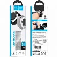 Watchband Hoco WH28 Pretty Series Steel Strap for Samsung Huawei Xiaomi Vivo OPPO etc 22mm Universal Silver