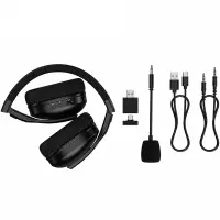 Wireless Gaming Headset Hoco W114 Magic Surround Stereo v5.4 600mAh with Detachable Microphone and Wired 3.5mm Jack Black